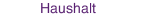 Haushalt